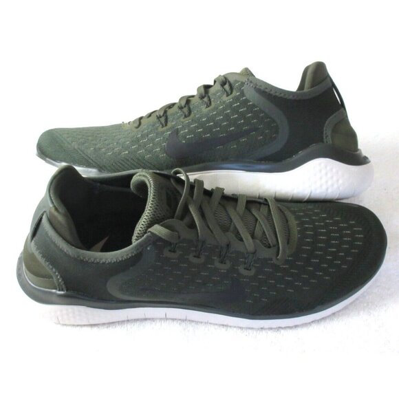 Nike Other - Nike Men's Free RN 2018 Classic Running Training Shoes Green Black Sizes NIB